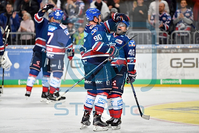 Adler Mannheim vs ERC Ingolstadt, Eishockey, DEL, Deutsche Eishockey Liga, Playoffs, Spiel 2, 16.03.2018