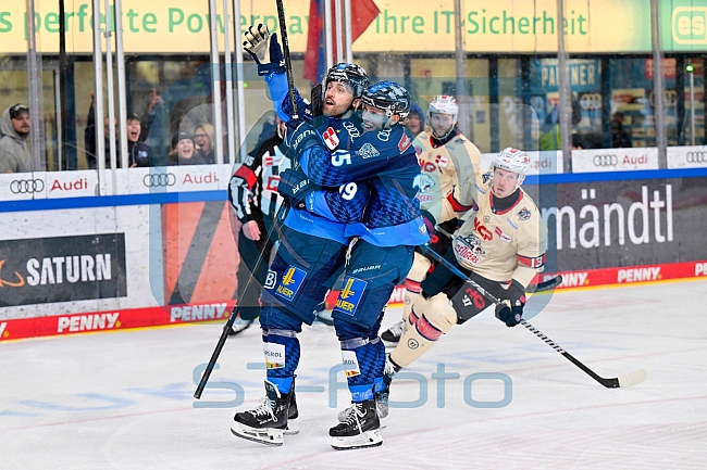 Eishockey, Herren, DEL, Saison 2024-2025, Playoffs Viertelfinale, Spiel 1, ERC Ingolstadt - Nürnberg Ice Tigers, 16.03.2025