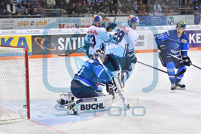 ERC Ingolstadt vs EHC Red Bull Muenchen, Eishockey, DEL, Deutsche Eishockey Liga, Spieltag 40, 07.01.2018