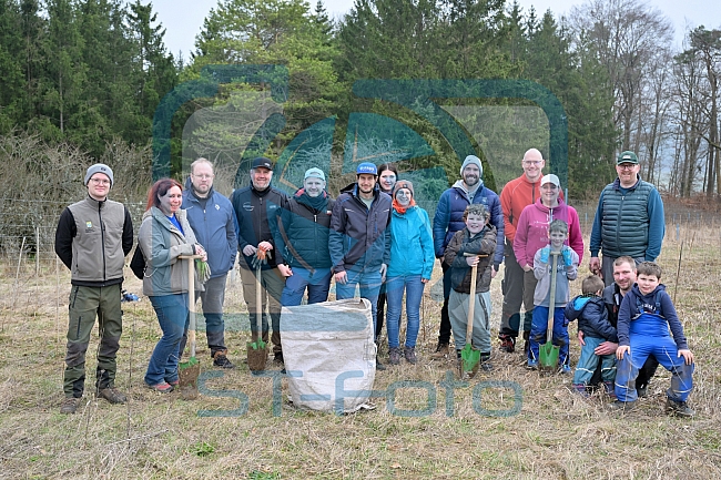 Eishockey, Herren, DEL, Saison 2023-2024, ERC Ingolstadt - Baumpflanzaktion, 02.03.2024