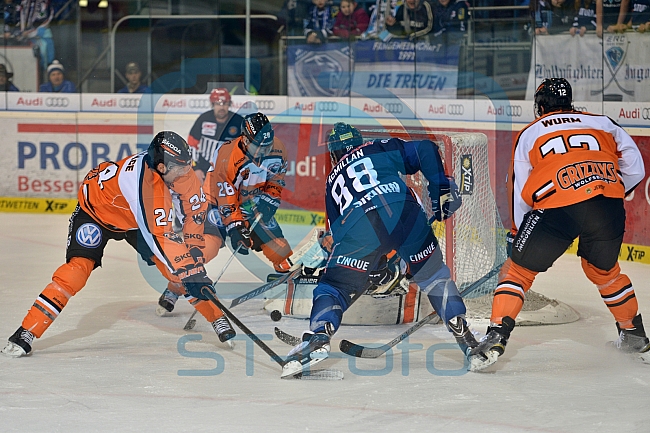 ERC Ingolstadt vs Grizzlys Wolfsburg, Eishockey, DEL, Deutsche Eishockey Liga, 31.01.2016