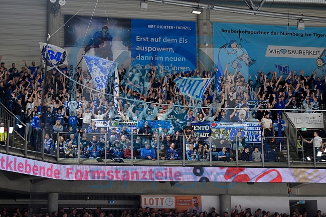 Eishockey, Herren, DEL, Saison 2024-2025, Playoffs Viertelfinale, Spiel 6, Nürnberg Ice Tigers - ERC Ingolstadt, 28.03.2025