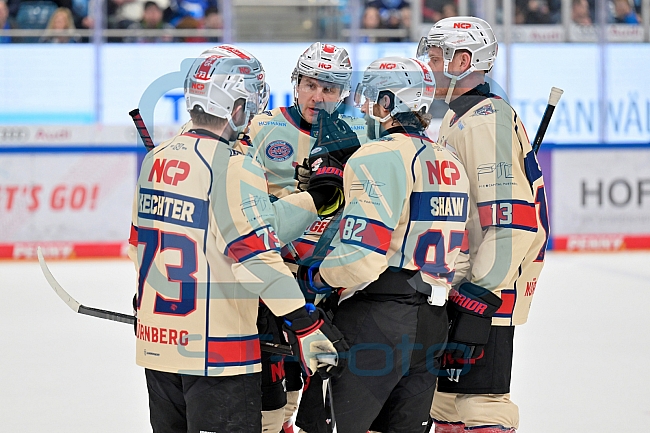 Eishockey, Herren, DEL, Saison 2024-2025, Playoffs Viertelfinale, Spiel 3, ERC Ingolstadt - Nürnberg Ice Tigers, 21.03.2025