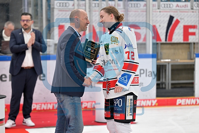 Eishockey, Frauen, DFEL, Playoffs, Finale, Spiel 3, Saison 2023-2024, ERC Ingolstadt - ECDC Memmingen Indians, 23.03.2024