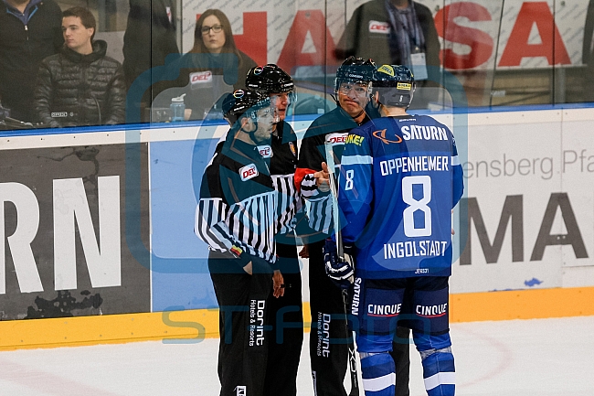 ERC Ingolstadt - Adler Mannheim, Eishockey, DEL, Deutsche Eishockey Liga, Spieltag 11, 18.10.2016