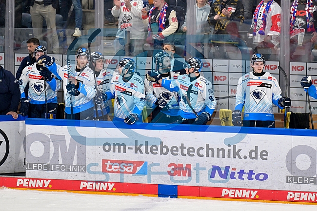Eishockey, Herren, DEL, Saison 2024-2025, Playoffs Viertelfinale, Spiel 6, Nürnberg Ice Tigers - ERC Ingolstadt, 28.03.2025