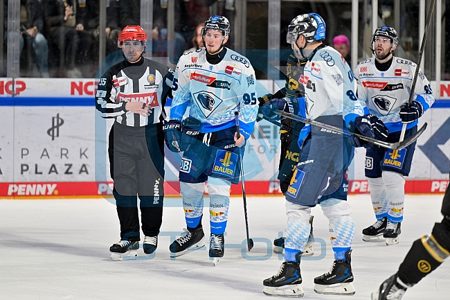 Eishockey, Herren, DEL, Saison 2024-2025, Playoffs Viertelfinale, Spiel 1, Nürnberg Ice Tigers - ERC Ingolstadt, 18.03.2025