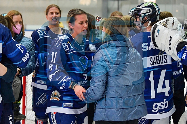 Eishockey, Frauen, DFEL, Playoffs Finale Spiel 4, Saison 2021-2022, ERC Ingolstadt - ECDC Memmingen Indians, 20.03.2022