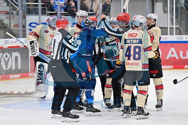 Eishockey, Herren, DEL, Saison 2024-2025, Playoffs Viertelfinale, Spiel 3, ERC Ingolstadt - Nürnberg Ice Tigers, 21.03.2025