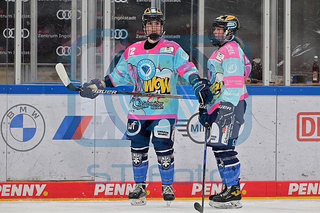 Eishockey, Frauen, DFEL, Saison 2023-2024, ERC Ingolstadt - Amsterdam Tigers, 06.01.2024