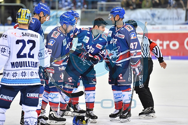 ERC Ingolstadt vs Adler Mannheim, Eishockey, DEL, Deutsche Eishockey Liga, Spieltag 28, 08.12.2017