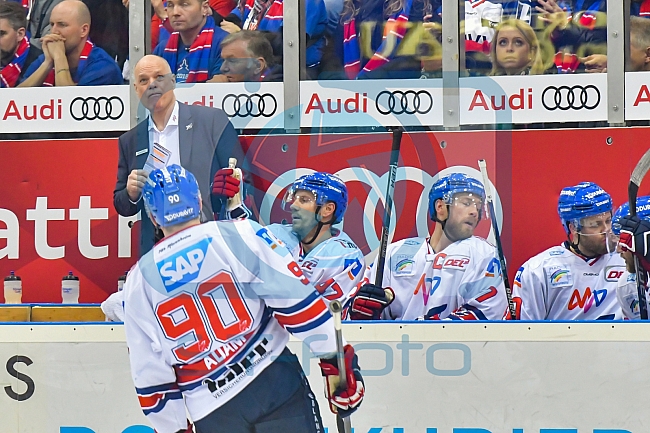 ERC Ingolstadt - Adler Mannheim, Eishockey, DEL, Deutsche Eishockey Liga, Playoffs, Viertelfinale, Spiel 5, 23.03.2018