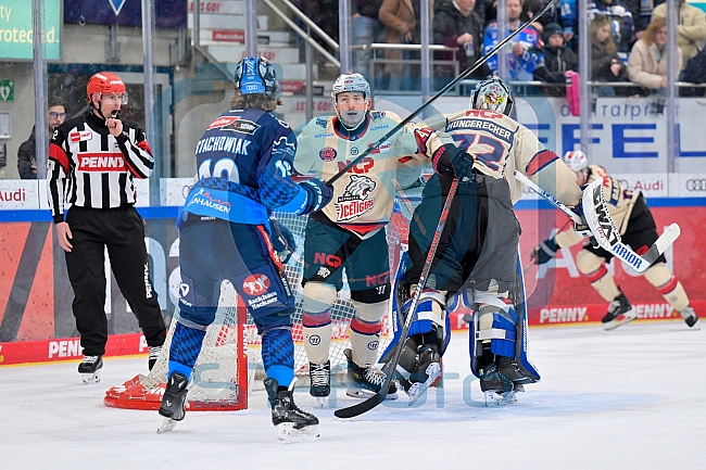 Eishockey, Herren, DEL, Saison 2024-2025, Playoffs Viertelfinale, Spiel 3, ERC Ingolstadt - Nürnberg Ice Tigers, 21.03.2025