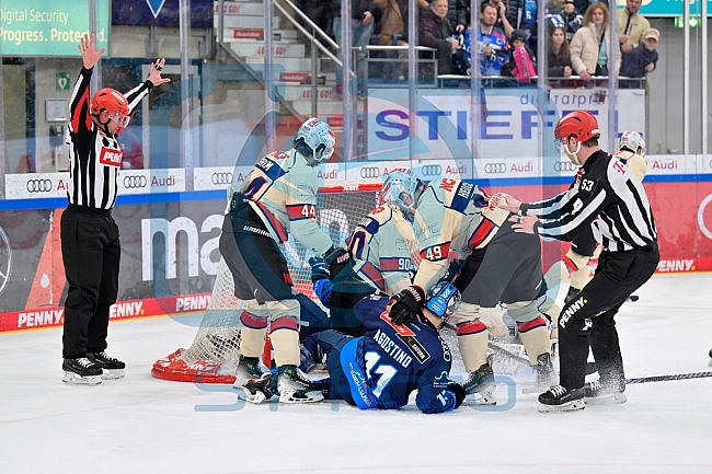 Eishockey, Herren, DEL, Saison 2024-2025, Playoffs Viertelfinale, Spiel 3, ERC Ingolstadt - Nürnberg Ice Tigers, 21.03.2025