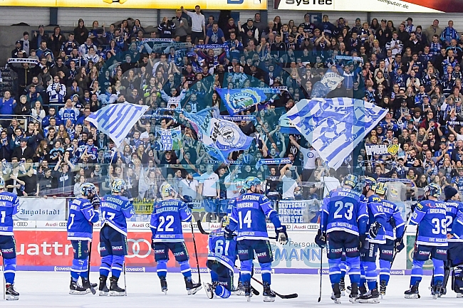ERC Ingolstadt - Adler Mannheim, Eishockey, DEL, Deutsche Eishockey Liga, Playoffs, Viertelfinale, Spiel 5, 23.03.2018