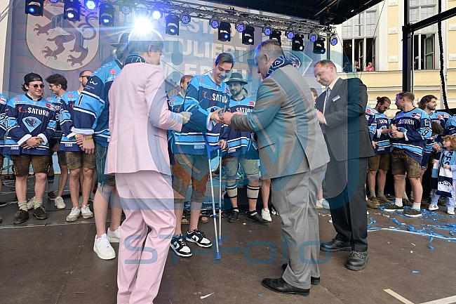 Eishockey, Herren, DEL, Saison 2022-2023, ERC Ingolstadt - Saisonabschlussfeier, 29.04.2023