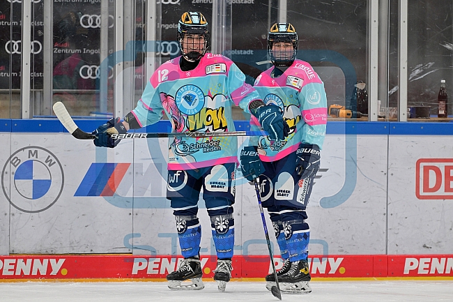 Eishockey, Frauen, DFEL, Saison 2023-2024, ERC Ingolstadt - Amsterdam Tigers, 06.01.2024