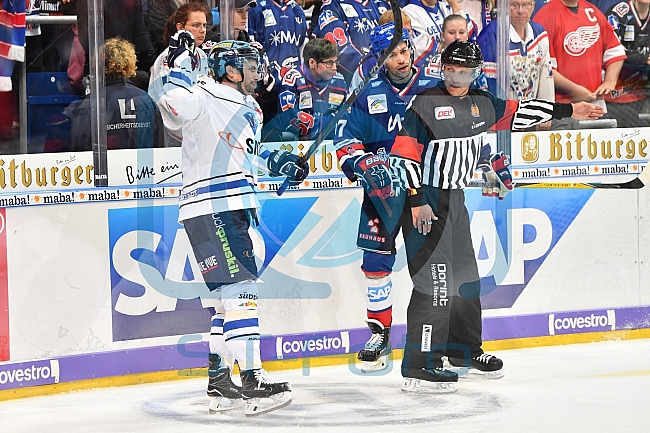 Adler Mannheim vs ERC Ingolstadt, Eishockey, DEL, Deutsche Eishockey Liga, Spieltag 10, 06.10.2017