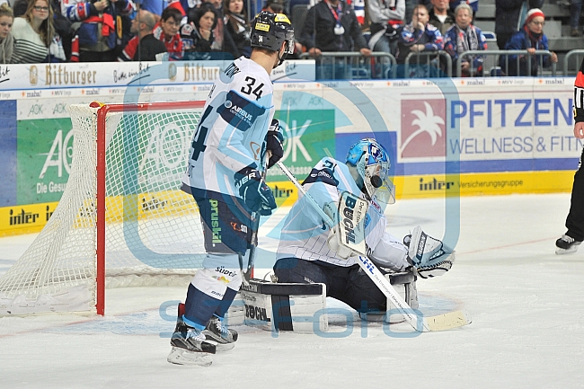 Adler Mannheim vs ERC Ingolstadt, Eishockey, DEL, Deutsche Eishockey Liga, Spieltag 26, 09.12.2016