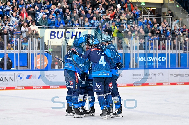 Eishockey, Herren, DEL, Saison 2024-2025, Playoffs Viertelfinale, Spiel 1, ERC Ingolstadt - Nürnberg Ice Tigers, 16.03.2025