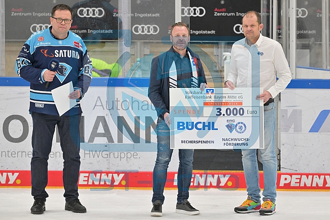 Eishockey, Herren, DEL, Saison 2022-2023, Playoff-Halbfinale - Spiel 1, ERC Ingolstadt - Adler Mannheim, 31.03.2023