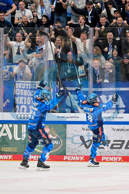 Eishockey, Herren, DEL, Saison 2025-2026, Spiel 7, ERC Ingolstadt - Straubing Tigers, 03.10.2025