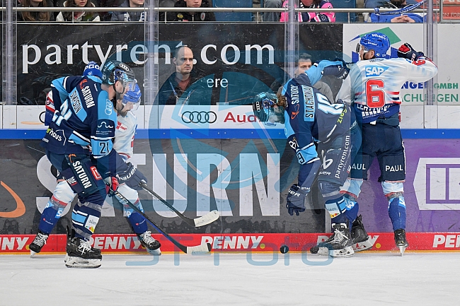 Eishockey, Herren, DEL, Saison 2022-2023, Playoff-Halbfinale - Spiel 3, ERC Ingolstadt - Adler Mannheim, 04.04.2023