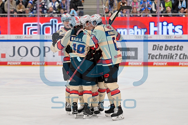 Eishockey, Herren, DEL, Saison 2024-2025, Playoffs Viertelfinale, Spiel 1, ERC Ingolstadt - Nürnberg Ice Tigers, 16.03.2025