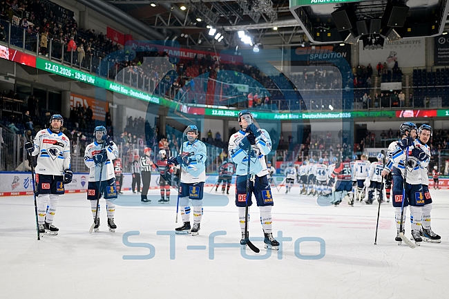 Eishockey, Herren, DEL, Saison 2025-2026, Spiel 39, Nürnberg Ice Tigers - ERC Ingolstadt, 11.01.2026