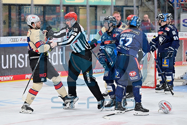 Eishockey, Herren, DEL, Saison 2024-2025, Playoffs Viertelfinale, Spiel 5, ERC Ingolstadt - Nürnberg Ice Tigers, 26.03.2025