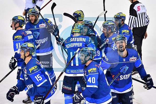 ERC Ingolstadt vs EHC Red Bull Muenchen, Eishockey, DEL, Deutsche Eishockey Liga, Spieltag 40, 07.01.2018