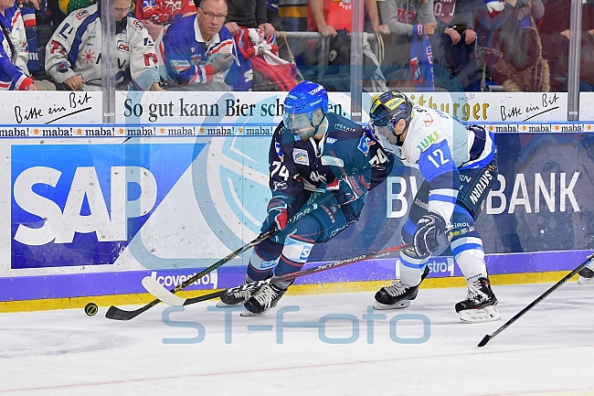 Adler Mannheim vs ERC Ingolstadt, Eishockey, DEL, Deutsche Eishockey Liga, Spieltag 28, 16.12.2018