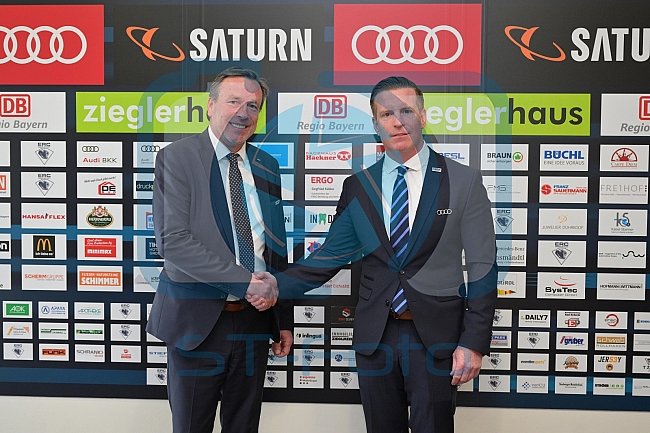 Eishockey, Herren, DEL, Saison 2021-2022, ERC Ingolstadt - Vorstellung Sportdirektor Tim Regan, 22.04.2022