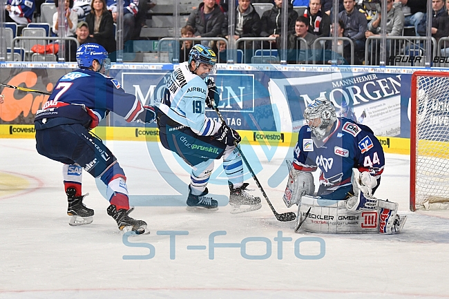 Adler Mannheim vs ERC Ingolstadt, Eishockey, DEL, Deutsche Eishockey Liga, Spieltag 39, 24.01.2018
