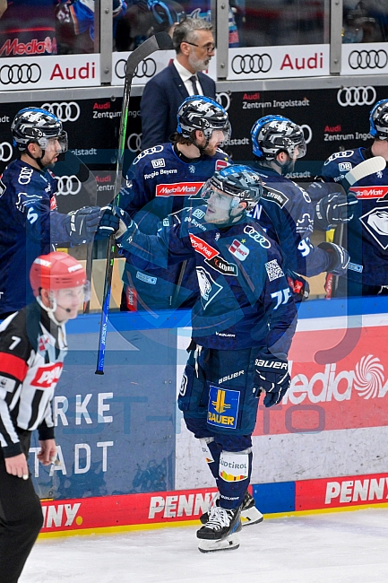 Eishockey, Herren, DEL, Saison 2024-2025, Playoffs Halbfinale, Spiel 1, ERC Ingolstadt - Kölner Haie, 02.04.2025