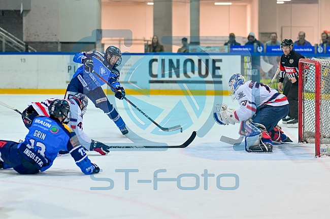 Eishockey, U20, DNL, Saison 2024-2025, Playoffs Halbfinale - Spiel 3, ERC Ingolstadt - Jungadler Mannheim, 22.03.2025