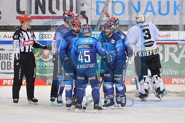 Eishockey, Herren, DEL, Saison 2020-2021, ERC Ingolstadt - Krefeld Pinguine, 22.03.2021