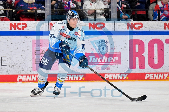 Eishockey, Herren, DEL, Saison 2024-2025, Playoffs Viertelfinale, Spiel 1, Nürnberg Ice Tigers - ERC Ingolstadt, 18.03.2025