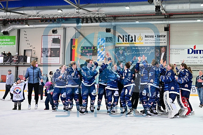 Eishockey, Frauen, DFEL, Playoffs Finale Spiel 4, Saison 2021-2022, ERC Ingolstadt - ECDC Memmingen Indians, 20.03.2022