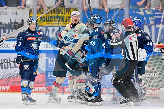 Eishockey, Herren, DEL, Saison 2024-2025, Playoffs Viertelfinale, Spiel 3, ERC Ingolstadt - Nürnberg Ice Tigers, 21.03.2025