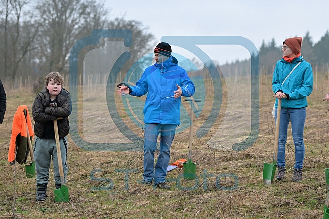 Eishockey, Herren, DEL, Saison 2023-2024, ERC Ingolstadt - Baumpflanzaktion, 02.03.2024