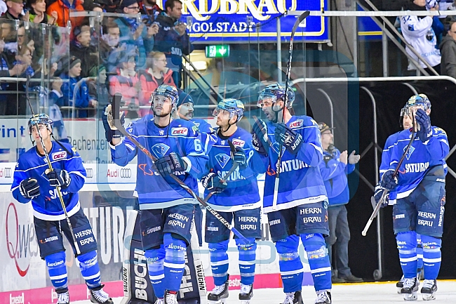ERC Ingolstadt - Adler Mannheim, Eishockey, DEL, Deutsche Eishockey Liga, Playoffs, Viertelfinale, Spiel 5, 23.03.2018