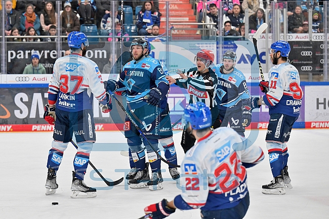 Eishockey, Herren, DEL, Saison 2022-2023, Playoff-Halbfinale - Spiel 3, ERC Ingolstadt - Adler Mannheim, 04.04.2023