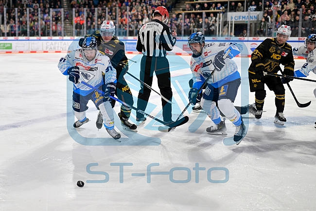 Eishockey, Herren, DEL, Saison 2024-2025, Playoffs Viertelfinale, Spiel 1, Nürnberg Ice Tigers - ERC Ingolstadt, 18.03.2025