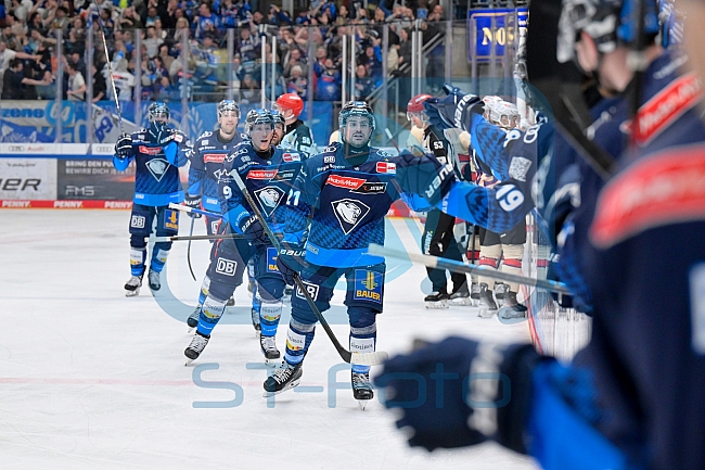 Eishockey, Herren, DEL, Saison 2024-2025, Playoffs Viertelfinale, Spiel 3, ERC Ingolstadt - Nürnberg Ice Tigers, 21.03.2025