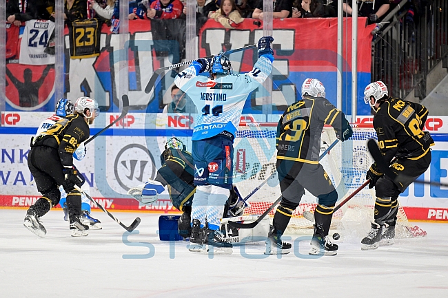 Eishockey, Herren, DEL, Saison 2024-2025, Playoffs Viertelfinale, Spiel 6, Nürnberg Ice Tigers - ERC Ingolstadt, 28.03.2025