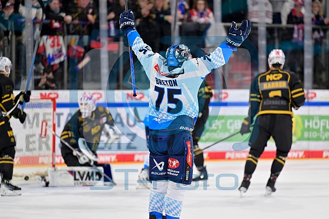 Eishockey, Herren, DEL, Saison 2024-2025, Playoffs Viertelfinale, Spiel 1, Nürnberg Ice Tigers - ERC Ingolstadt, 18.03.2025