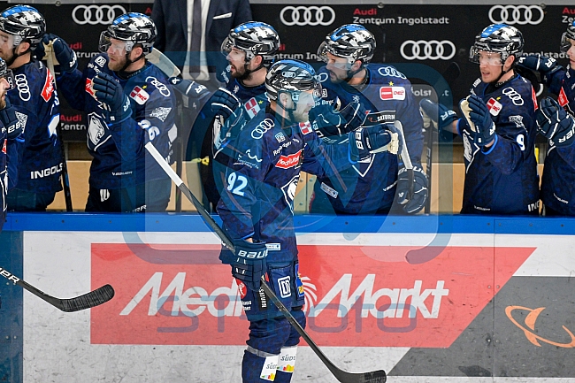 Eishockey, Herren, DEL, Saison 2024-2025, Playoffs Halbfinale, Spiel 1, ERC Ingolstadt - Kölner Haie, 02.04.2025