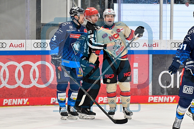 Eishockey, Herren, DEL, Saison 2024-2025, Playoffs Viertelfinale, Spiel 1, ERC Ingolstadt - Nürnberg Ice Tigers, 16.03.2025