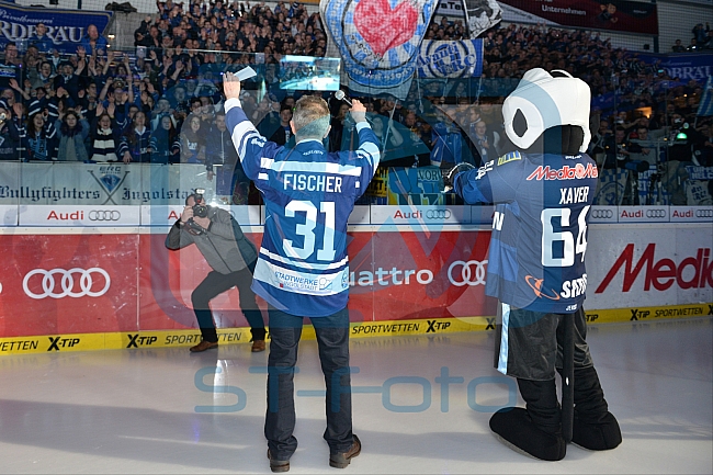 ERC Ingolstadt vs Iserlohn Roosters, Eishockey, DEL, Deutsche Eishockey Liga, 28.02.2016